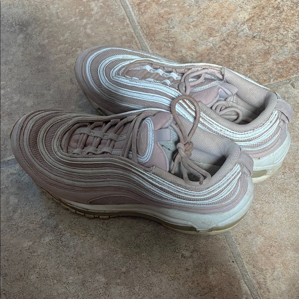 Nike pink and white